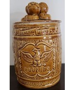 Vintage ~ General Store ~ Ceramic ~ 9&quot; Cookie Jar ~ Eagle On Front ~ App... - $102.13 CAD