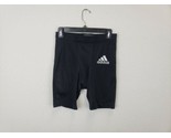 Adidas Boys Athletic Padded Shorts Size L Black TR6 - $7.91