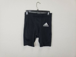 Adidas Boys Athletic Padded Shorts Size L Black TR6 - $7.91