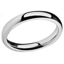 Minimalist Wedding Band Titanium Modern Traditional Promise Anniversary Ring 4mm - £11.79 GBP