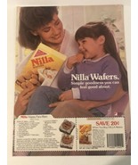 1986 Nabisco Nilla Wafers Vintage Print Ad Advertisement With Coupon pa12 - £5.41 GBP