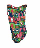Foxys Leotards Christmas Print Cutout One-Piece Gymnastics Outfit AS Nyl... - $436.11 MXN