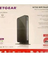 Netgear N750 WiFi Router Dual Band Premium Edition 750 Mbps w/ Box ELEC - $16.49