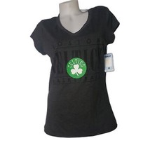 NBA 4her Boston Celtic Gray V Neck T Shirt Womens Size Large NEW - $19.80