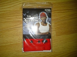  Urban Xperience Hip Hop Red Black Card Doo Rag Durag Du Rag Skull Cap Head Wrap - £1.55 GBP