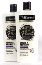 2 Count TRESemme 22 Oz Restyled For The Planet Repair &amp; Protect 7 Condit... - $25.99