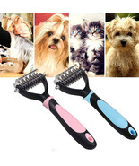 Undercoat Rake Pet Dog Cat Grooming Brush Long Haired Dematting Desheddi... - $12.19 CAD