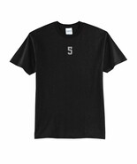 NUMBER 5-T-SHIRT-NEW-SPORTS-FOOTBALL-BASEBALL-HOCKEY-BASKETBALL-LOW PROFILE - $17.81+