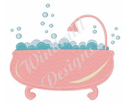 Bath Tub - machine embroidery design - £2.76 GBP