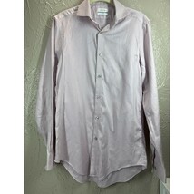 Calvin Klein Slim Fit Performance No Iron Long Sleeve Button Down Sz 14.... - $19.95