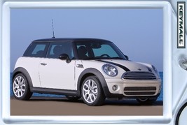 KEYCHAIN WHITE MINI COOPER KEYTAG NEW PORTE CLE БРЕЛОК SCHLÜSSELANHÄNGER - £15.97 GBP