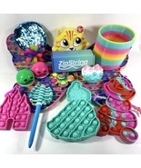 SENSORY FIDGET TOYS Large LOT 40+ Pop-Its Spinners Slime Goo Mix-Ins 5+ LBS - $57.62 CAD
