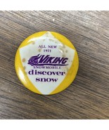 all new 1971 Viking Snowmobile pin Twin Valley MN vintage button pinback - €26,04 EUR