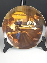 Bradford Exchange Norman Rockwell &quot;Fathers Help&quot; Plate - £4.79 GBP