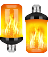 Upgraded LED Flame Light Bulb, 4 Modes Fire Flame Light Bulbs with Upsid... - €24,15 EUR