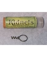 Vintage Medicine Glass Corked Tube Kidnets Diuretic Stimulant with Cork ... - $34.61 CAD