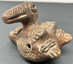 Pre-Columbian Style Ocarina Bird Animal Duck Flute Clay Pottery Zoomorph... - $23.74