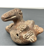 Pre-Columbian Style Ocarina Bird Animal Duck Flute Clay Pottery Zoomorph... - $441.78 MXN