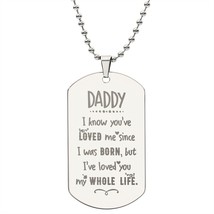 I Know You Have Loved Engraved Dog Tag Necklace Stainless Steel or  18k Gold w  - £37.92 GBP+