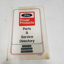 Ford Power Products - PARTS &amp; SERVICE DIRECTORY AUG 1976 - $14.84