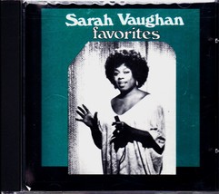 Sarah Vaughan FAVORITES, Audio CD (Out of print) - $4.90