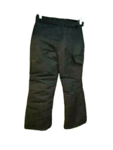 Athletech Youth Black Ski Snow Pants Medium 7/8 Pockets Water Resistant New - $19.79