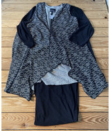 attitudes by renee NWOT Women’s 3 piece wardrobe set size 1X tall black G11 - £22.57 GBP
