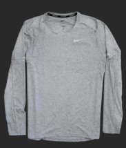 Nike Dri-FIT Element. Men&#39;s Running Crew T-Shirt. Smoke Grey. Size: LG - £46.49 GBP