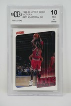 1999-00 Upper Deck Victory #411 Michael Jordan GH Bulls BCCG 10 Mint or Better - £79.74 GBP