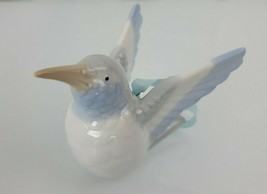 Ceramic Porcelain Blue Hummingbird Potpourri Pomander Ornament - £63.30 GBP