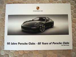 Porsche 911 991 Carrera Club Coupe Limited Edition Sales Brochure 2012 Rare - $55.95
