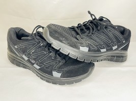 Mens Sketchers Ssport Shoe Walking Running Size 12 Black Comfortable - $23.67