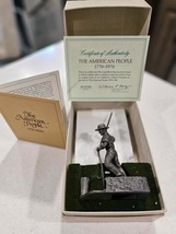 The American People &quot;The Canal Boat Man&quot; 1975 The Franklin Mint - Fine P... - $15.00