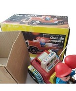 Tin Litho Fire Chief Toy 1960&#39;s - £77.40 GBP