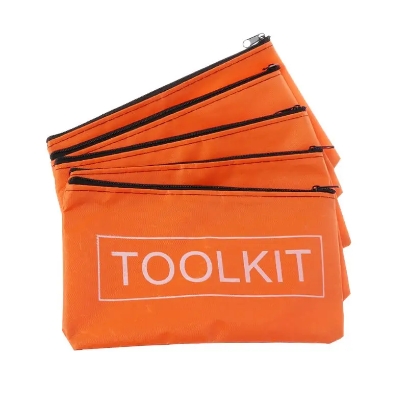 5pcs Zipper Storage Bags Waterproof Ox Cloth Tool Bag Hardware Toolkits Wholesal - £46.03 GBP