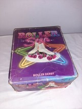 Vintage Roller Derby U-965 Roller Star Skates - White Leather Size 4 - $29.99