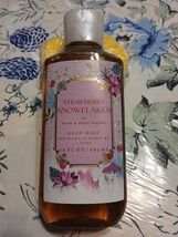 Bath and Body Works STRAWBERRY SNOWFLAKES Fragrance Body Wash  10 floz - $7.00