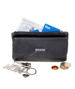 Ladies Slim Purse Black Soft Leather Purse Womens - €15,89 EUR