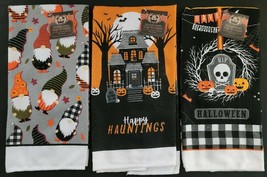 Halloween Kitchen Linen Towels 15”x25” S21, Select Theme - £2.42 GBP