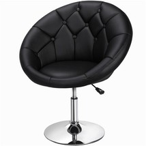 Adjustable Swivel Round Tufted Modern Accent Vanity Salon Chairs Bar Pub Stools - £130.76 GBP