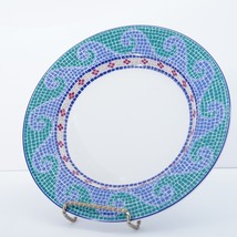 Dansk Mosaic Tile Salad Lunch Dessert Plates Wave Portugal - 9 in Porcelain - $11.99