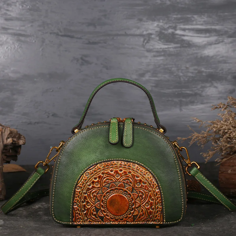   Leather Women Shoulder Bags Multi-functional Cowhide Female Luxury Bag Woman L - £69.54 GBP