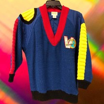 Vintage Y2K 90’s Verenza Sports by Perrie color block sweater women’s si... - £37.01 GBP