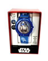 Disney Star Wars The Force Awakens R2 D2 Digital Watch Multi Image Blue Dial - £15.78 GBP