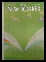 COVER ONLY The New Yorker August 7 1978 Lawn Sprinkler by Eugene Mihaesco - £11.30 GBP