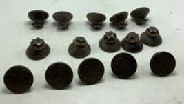 Armstrong Cork Co WESTERN SADDLE CONCHOS SET OF 15 USED Rare - $1,371.58 MXN