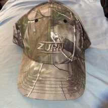 Hat Cap Zurn Industries Green Camo Camouflage - $7.60