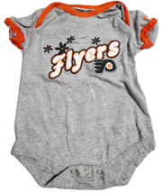 NHL Philadelphia Flyers Hockey Reebok Face Off Apparel Jump suit  romper 3/6 mth - £5.32 GBP