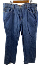 Chaps Ralph Lauren Jeans 40x30 Straight Fit Vintage 100% Cotton Mens Dar... - $46.44