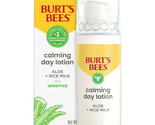 Burt&#39;s Bees Calming Day Lotion with Aloe Rice Milk for Sensitive Skin, 1... - £11.89 GBP